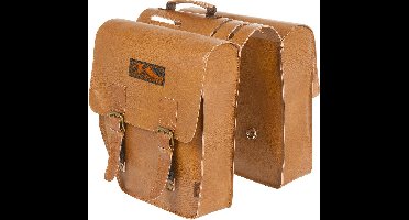 M-Wave Amsterdam Double Fietstas Lichtbruin