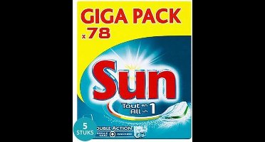 Sun Vaatwastabletten All In 1 Regular Voordeelverpakking