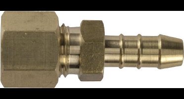Talamex Koppeling messing 8mm - knel x slangpilaar - gasfitwerk