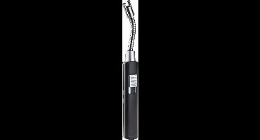 TFA Elektrische BBQ Aansteker - zwart - 22 cm - verstelbaar - oplaadbaar - storm aansteker
