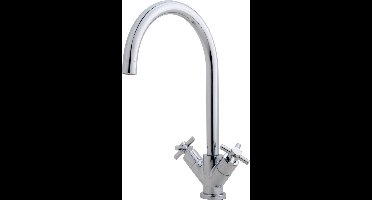 Mueller Cross keukenkraan chroom 2-knops