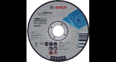 Doorslijpschijf gebogen Best for Metal - Rapido A 46 V BF, 230 mm, 22,23 mm, 1,9 mm 1st