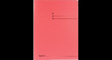 100x Esselte dossiermap rood, A4