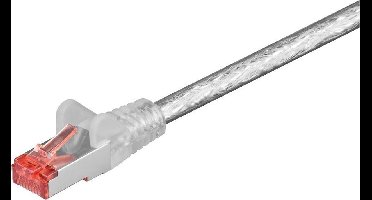 Goobay S/FTP netwerkkabel transparant - CAT6 / LSZH - 0,50 meter