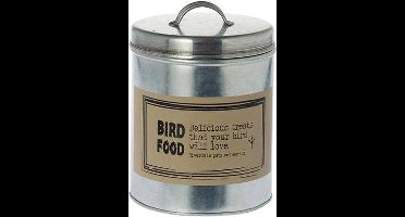 Riverdale Blik Bird zilver 17cm