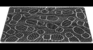 Hamat Deurmat FootSteps Zwart 40 x 60 cm