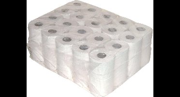 Toilet/WC papier 2-laags - Recycled - Wit - 10 x 4 rollen