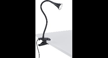 REALITY VIPER - Klemlicht - Zwart - incl. 1x SMD 3W - Snoerschakelaar - Flexibel - Klemlamp