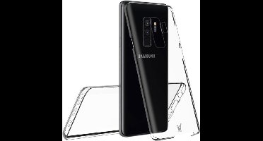 Hoesje geschikt voor Samsung Galaxy S9 - Voor en Achterkant 360 Graden Bescherming Shockproof Siliconen Gel TPU Case Screenprotector Transparant Cover Hoesje - (0.5mm)