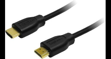LogiLink CH0045 HDMI-kabel HDMI Aansluitkabel HDMI-A-stekker, HDMI-A-stekker 7.50 m Zwart 4K UHD