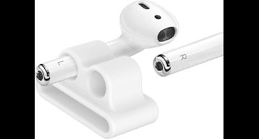 AirPods horlogebandhouder - Wit | Geschikt voor Apple Airpod-accessoireshouder | Beveilig veilig uw AirPods