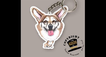Sleutelhanger Hond Pembroke Welsh Corgi