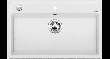 Spoelbak Blanco Dalago 8 opbouw wit 516633.Draaiknopbediening.