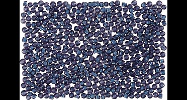 Rocailles, afm 15/0, d: 1,7 mm, 500 gr, donkerblauw