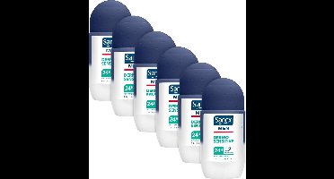 Sanex Men Sensitive Deodorant Anti-Transpirant Roller 6 x 50ml - Voordeelverpakking