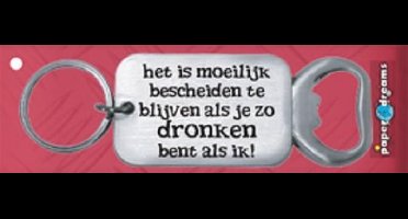 Paperdreams Sleutelhanger/opener bescheiden