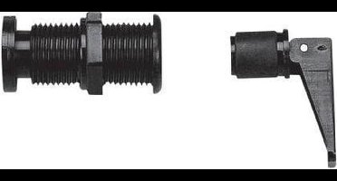 Lalizas Lensplug kit - zelflozer met terugslagklep - zwart