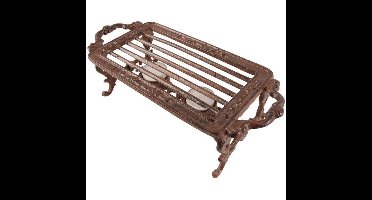 schotelverwarmer - Warmhoudschaal - Rechaud antiek bruin