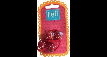 Bol Elastiekjes Rood - Lief Lifestyle