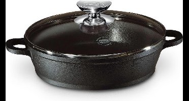 Berndes Vario Click Induction Smoorpan - met deksel - Aluminium - Ø32 cm - Zwart