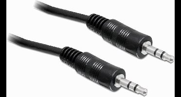 Delock kabel audio jack 3,5 mm stekker/stekker 2,5 m