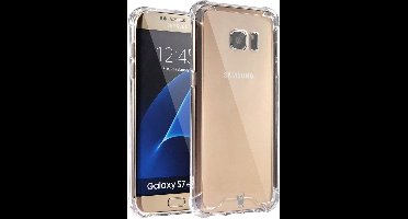 Hoesje geschikt voor Samsung Galaxy S7 Edge Hoesje Transparant - Shock Proof Siliconen Case