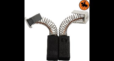 Koolborstelset voor Milwaukee Hamer 350104 - 6,3x9,52x22mm
