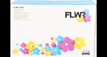 FLWR toner voor Brother TN-3480 Zwart - Premium Huismerk Brother TN-3480 inkt (Zwart - hoge capaciteit) o.a. geschikt voor Brother DCP L5500DN, Brother DCP L6600DW, Brother HL L5000D, Brother HL L5100DN, Brother HL 5100DNT