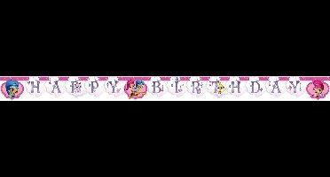 PROCOS - Shimmer + Shine verjaardagsslinger - Decoratie > Slingers en hangdecoraties