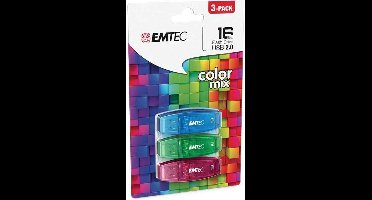 Emtec Colormix - USB-stick - 16 GB