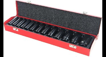 13 Delige 1/2" 10 - 30 mm Lange Krachtdoppenset