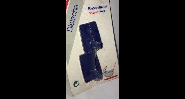 Universele handdoekhaken zelfklevend (setje van 2) donkerblauw