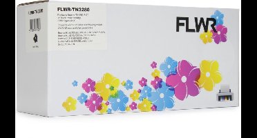 FLWR - Toner / TN-3280 / Zwart - geschikt voor Brother