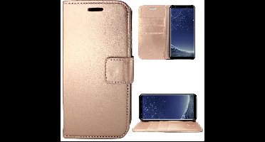Hoesje geschikt voor Samsung S8 Plus - Book Case Kunstleer Wallet Roségoud
