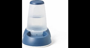 Savic Water Silo Transparant&Petrol - Hondenvoerbak - 32.5x21.5x29 cm