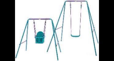 Plum 2 in 1 schommelset metaal