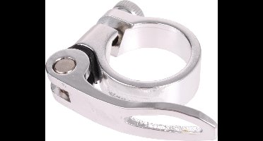 M-wave Zadelpenklem Met Snelspanner 31,8 Mm Zilver