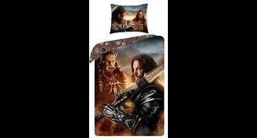Warcraft Lothar - Dekbedovertrek - Eenpersoons - 140 x 200 cm - Multi