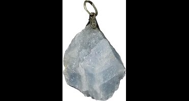 Edelsteen Hanger Calciet Blauw (Ruw)