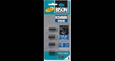 Bison - Kneedbaar Staal - Kneedbaarstaal - Kombi Stick - 2-componentenlijm - Portion Pack