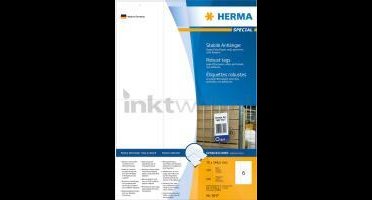 HERMA AnhÃ¤ng. reiÃŸfest A4 70x148,5 mm wit perfor. 600 St.