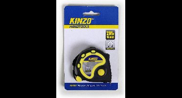 Kinzo Rolmaat 2 meter met riemclip en handlus | Breedte 16 mm