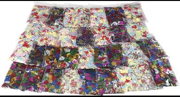 Pailletten mix, excl. doos, 32x25 gr