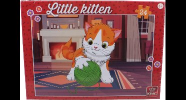 King Legpuzzel Little Kitten Junior Karton 24 Stukjes