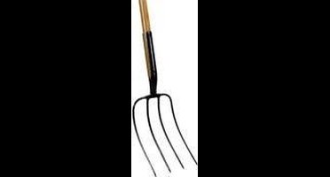 Talen Tools Mestvork 4 tanden vaste veer met steel en T-handvat 85cm breedte 22cm