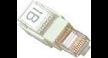 ACT - Gereedschaploze Modulaire Stekker RJ45 - wit