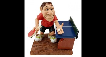 Beeldje sport tafeltennisser Warren Stratford