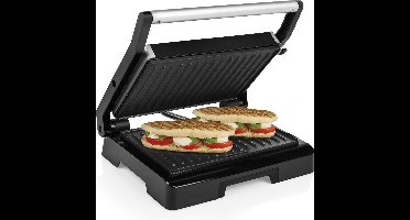 Tristar Contactgrill - GR-2854 - 1000W - Tosti apparaat - 23x14,5cm bakoppervlak - Grijs