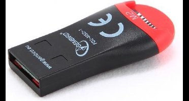 Gembird MicroSD (TF) Kaartlezer met koord - USB aansluiting - Reader/writer