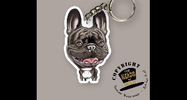 Sleutelhanger Hond Franse Bulldog